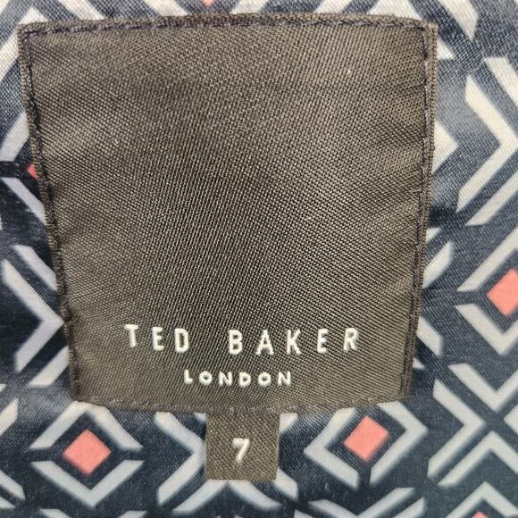 Ted Baker Men's Westun Wool Blend PeaCoat Amazing Lining Size 7 (US 3XL) NEW!!! - Picture 4 of 16